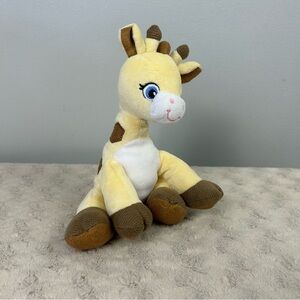 Garanimals Yellow Brown Giraffe Plush Stuffed Animal Toy Lovey 8" Tall White